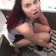 A pretty Italian girl takes a shit while sitting on a toilet. She is recorded from a high perspective, but she lifts her ass off the seat to show us the visible poop action. She wipes and shows us her dirty TP. 100MB, MP4 file. Exactly 11 minutes.
